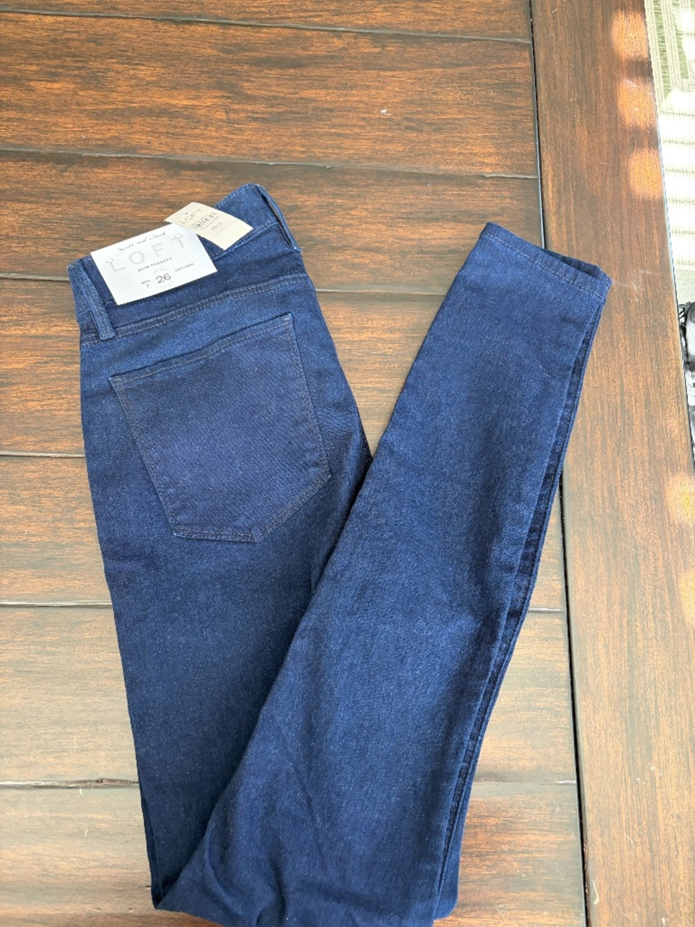 LOFT Modern Skinny Jeans Dark Wash Size 26 High Rise Slim Leg